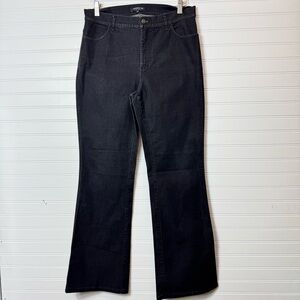 Lafayette 148 New York Women Bootcut Black Jeans Size 8
